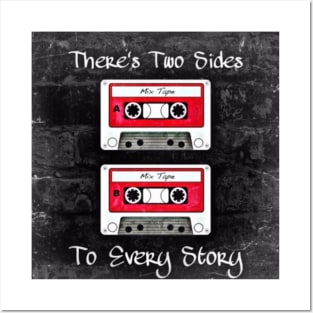 Two Sides To Every Story (Red Tapes) Posters and Art